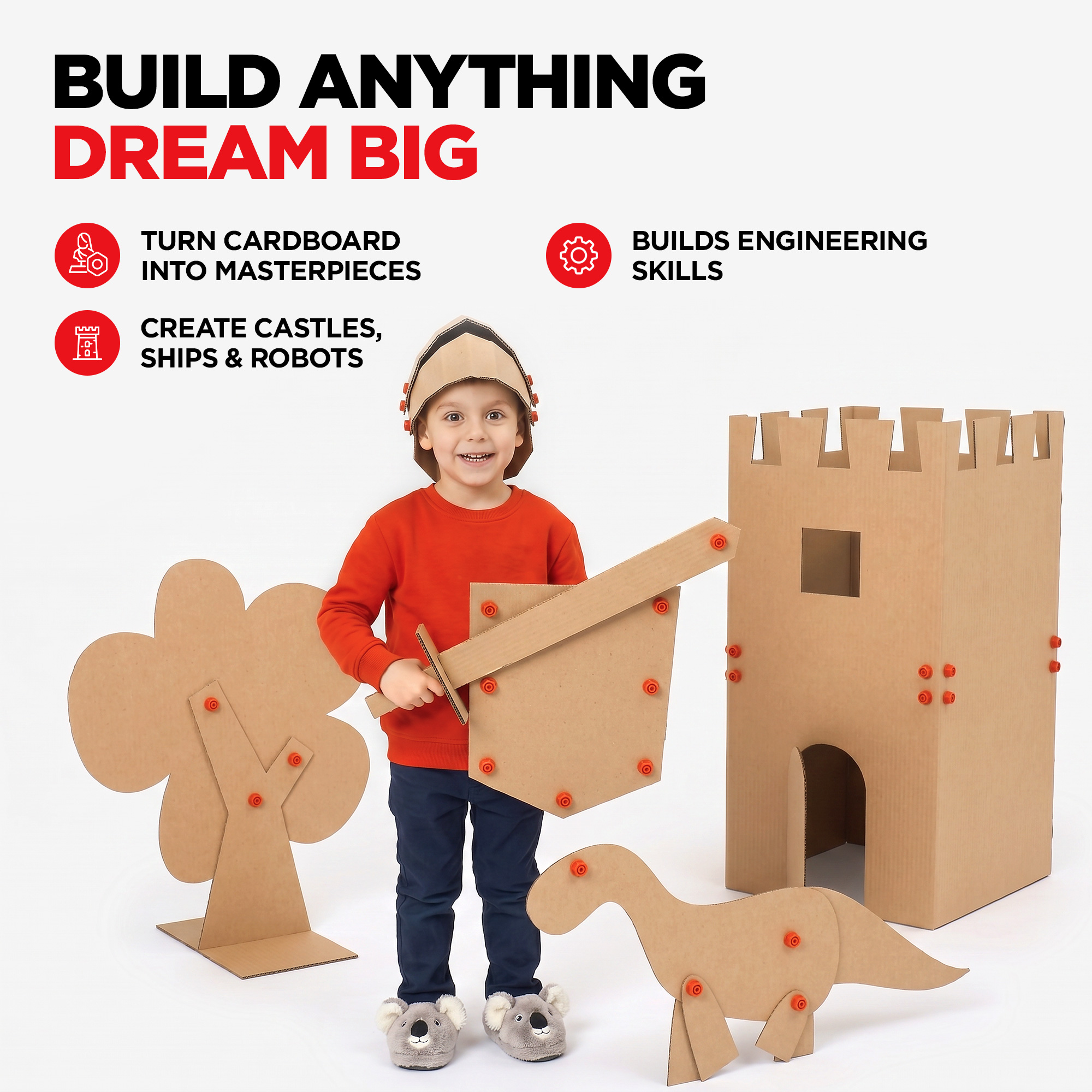 MONREMO cardboard construction tool kit — listing image 6